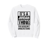 Fun Black Version It's A Jordan Thing Family Name Group Pic Sudadera