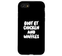 Fun Body by Chicken and Waffles Southern Food Meme Saying Carcasa para iPhone SE (2020) / 7/8