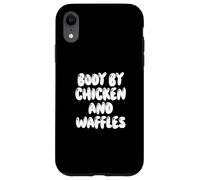 Fun Body by Chicken and Waffles Southern Food Meme Saying Carcasa para iPhone XR