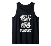 Fun Body by Double Bacon Cheeseburgers Meme Saying Camiseta sin Mangas