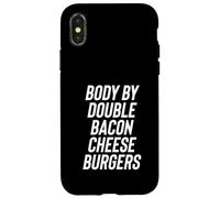 Fun Body by Double Bacon Cheeseburgers Meme Saying Carcasa para iPhone X/XS