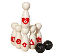 Fun Bowling Toy Set, Educational Kids Play Activity, Bright Color Pins Game Set, Lightweight Outdoor Sports Toy Design, 7.09x5.39 Inches Interactive Learning Play System for Children Teens