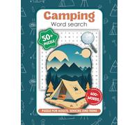 Fun Camping Activity Book with Over 100 Word Search Puzzles - Perfect Gift for Campers, Hikers & Outdoor Adventurers