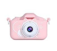 Fun Cartoon Styles - Cámara 1080P para niños con pantalla protectora y capacidad de carga rápida, cámara de dos lentes para niños