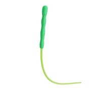 Fun Cat Teaser Toy, Silicone Interactive Kitten Game, Soft Mental Stimulation Toy for Hunting Exercise Play, Engaging Motion Feature, Portable Design Feature, for Outdoor Scratching Living Room