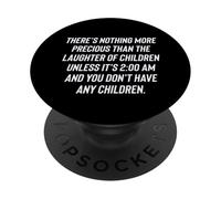 Fun Children's Laughter is Precious Spooky Horror Film PopSockets PopGrip Adhesivo
