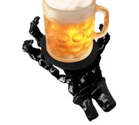 Fun Coasters, Cup Mat 6.69x5.91 Inches with Skull Hand 3D Drinks Desk Table Decor, Funny Insulation Coasters for Home, Office, Easy to Clean, and Stylish Drinkware Decors,