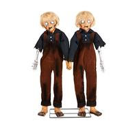 FUN Costumes Creepy Twin Boys Animatronic Halloween Prop | Scary Animatronics Standard
