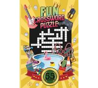 FUN CROSSWORD PUZZLE|55 PUZZLES, 6x9 inches| BEAUTIFUL FRONT AND BACK COVER| FUN PUZZLE BOOK|LARGE PRINT|THEMED PUZZLE BOOK: PERFECT GIFT FOR ADULTS, ... BRAIN EXERCISE (MINDFUL ESCAPE COLLECTION)