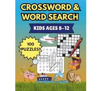 Fun Crossword & Word Search For Kids 8-12: Brainy Crossword Puzzles and Word Searches with Solutions