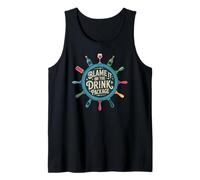 Fun Cruise Culpa al Paquete de Bebidas, Juegos de Beber Camiseta sin Mangas
