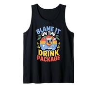 Fun Cruise Culpa al Paquete de Bebidas, Juegos de Beber Camiseta sin Mangas