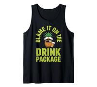Fun Cruise Culpa al Paquete de Bebidas, Juegos de Beber Camiseta sin Mangas