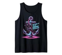 Fun Cruise Culpa al Paquete de Bebidas, Juegos de Beber Camiseta sin Mangas