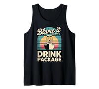 Fun Cruise Culpa al Paquete de Bebidas, Juegos de Beber Camiseta sin Mangas