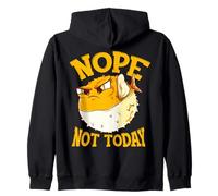 Fun Design for Buffer Fish Nope, Not Today Sudadera con Capucha