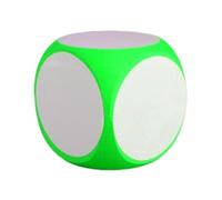 Fun Dice Activity Dice - Cubo grande para niños con espuma de espuma de espuma grande, borrado para niños, pizarra blanca vacía, dados para aulas y juegos, bloques de borrado en seco reutilizables