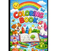 Fun & Easy Animal Coloring Pages | Panda, Puppie & More: Big, Simple and Beautiful Coloring Pages for Kids Ages 3-10