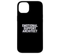 Fun Emotional Support Architect Job Occupation Therapy Joke Carcasa para iPhone 14 Plus