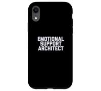 Fun Emotional Support Architect Job Occupation Therapy Joke Carcasa para iPhone XR