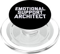 Fun Emotional Support Architect Job Occupation Therapy Joke PopSockets PopGrip para MagSafe