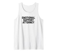 Fun Emotional Support Attorney Lawyer Joke Camiseta sin Mangas