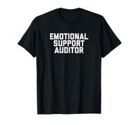 Fun Emotional Support Auditor Internal Control Therapy Joke Camiseta