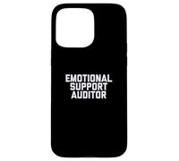 Fun Emotional Support Auditor Internal Control Therapy Joke Carcasa para iPhone 15 Pro MAX