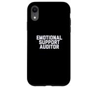 Fun Emotional Support Auditor Internal Control Therapy Joke Carcasa para iPhone XR