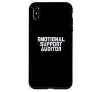 Fun Emotional Support Auditor Internal Control Therapy Joke Carcasa para iPhone XS MAX