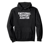 Fun Emotional Support Auditor Internal Control Therapy Joke Sudadera con Capucha