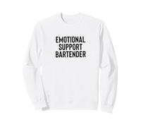 Fun Emotional Support Bartender Therapy Joke Sudadera