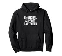 Fun Emotional Support Bartender Therapy Joke Sudadera con Capucha