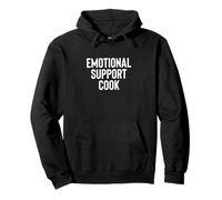 Fun Emotional Support Cook Therapy Joke Sudadera con Capucha