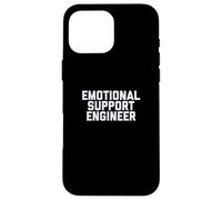Fun Emotional Support Engineer Job Occupation Therapy Joke Carcasa para iPhone 16 Pro MAX