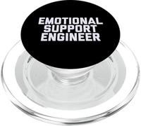 Fun Emotional Support Engineer Job Occupation Therapy Joke PopSockets PopGrip para MagSafe