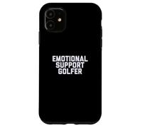 Fun Emotional Support Golfer Golf Therapy Joke Carcasa para iPhone 11