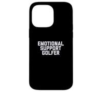 Fun Emotional Support Golfer Golf Therapy Joke Carcasa para iPhone 14 Pro MAX