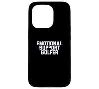 Fun Emotional Support Golfer Golf Therapy Joke Carcasa para iPhone 15 Pro