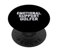 Fun Emotional Support Golfer Golf Therapy Joke PopSockets PopGrip Adhesivo