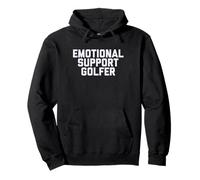 Fun Emotional Support Golfer Golf Therapy Joke Sudadera con Capucha