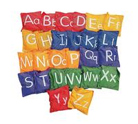 Fun Express - alfabeto frijol bolsas- 5" - 26 pc - educación - formación y aprendizaje - manipulativos - 26 piezas clasificado