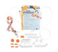 Fun Express Kit de manualidades STEM de 5 x 10 pulgadas con garra hidráulica para aprender a hacer 12