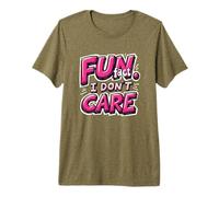 Fun Fact I Don't Care Camiseta Premium
