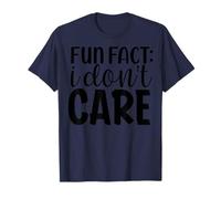 Fun Fact I Don't Care - Cita Divertida Camiseta