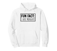 Fun Fact I Hate Mondays Odio Los Lunes Sudadera con Capucha