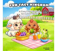 Fun-Fact Kingdom - ANIMAL WORLD: All-Ages Animal Coloring Book with Cute Creatures and Fun Facts for Relaxation, Learning, and Creativity - 40 Single-Sided Pages