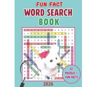 Fun Fact Word Search Book: 52 Puzzles + Fun Facts