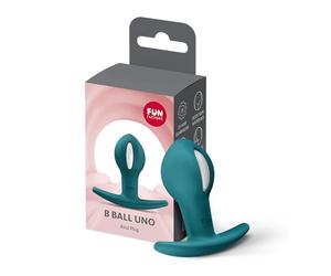 Fun Factory B Ball Uno | Plug anal con peso | Plug de entrenamiento anal | Estimulación natural sin vibración | IPX7 impermeable | Silicona