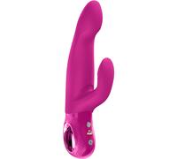 Fun Factory BI STRONIC IMMERSE - vibrador rabbit con empuje (Magenta)